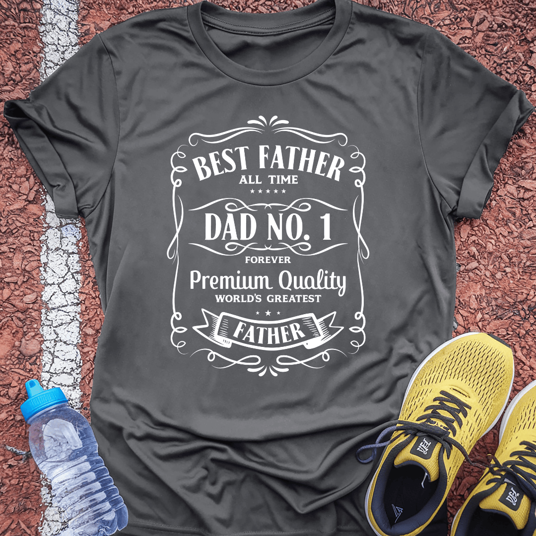 Dad No 1 Tech Tee