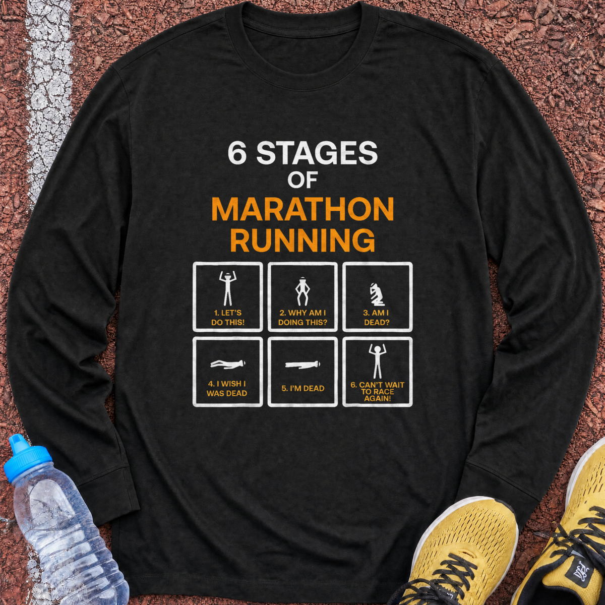 6 Stages Long Sleeve - Black