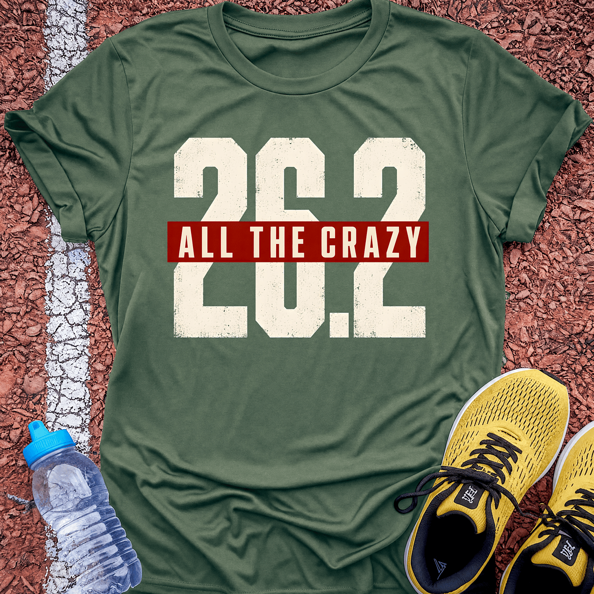 26.2 All the Crazy - Military Green