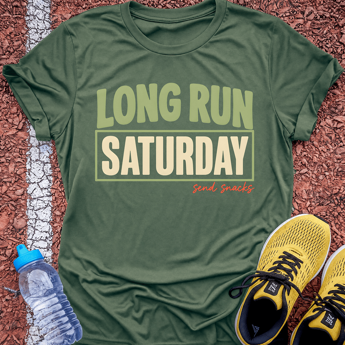 Long Run Saturday - Military Green