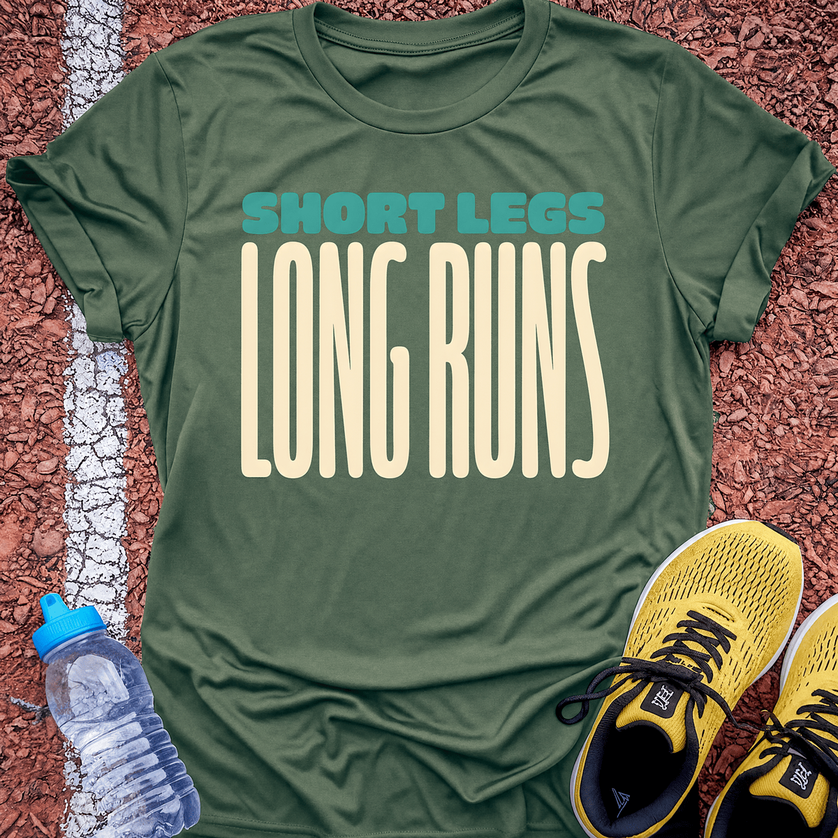 Short Legs Long Runs - Military Green