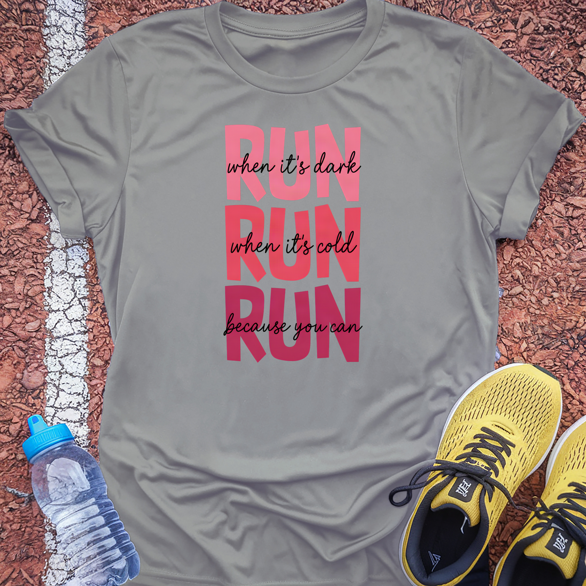 Because You Can T-Shirt - Sport Grey