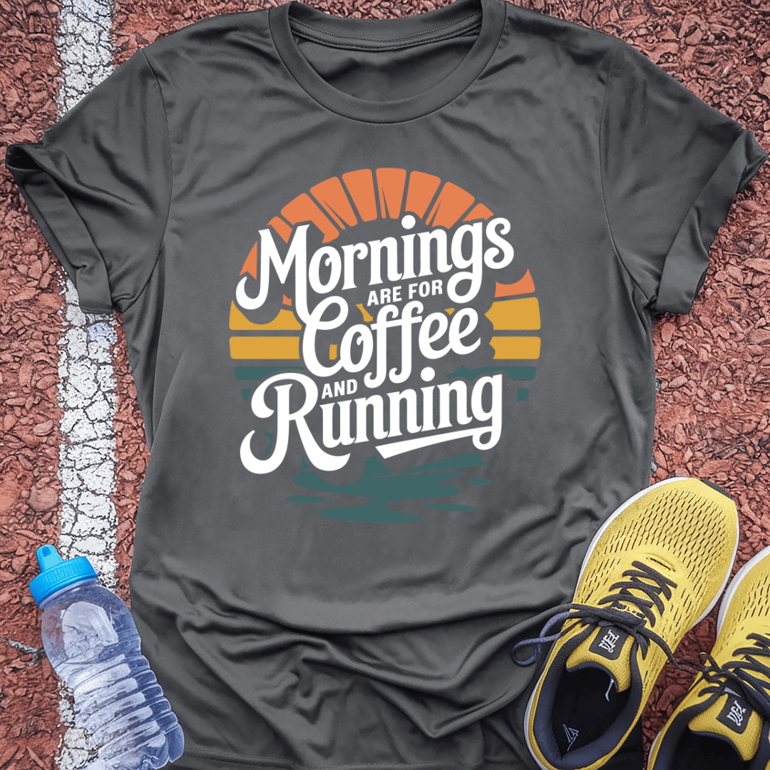 Coffee and Running Tech Tee