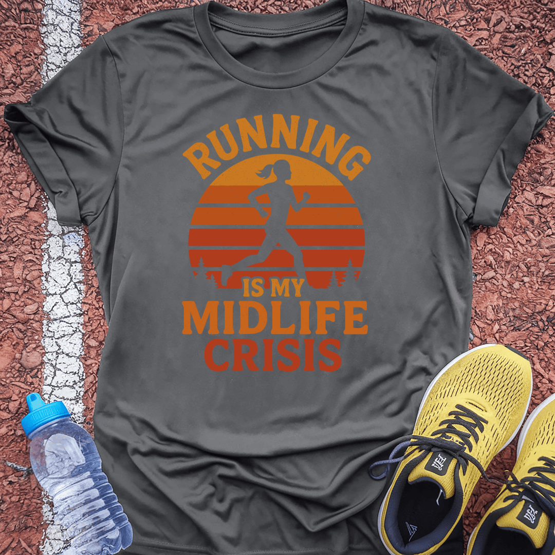 Midlife Crisis Tech Tee