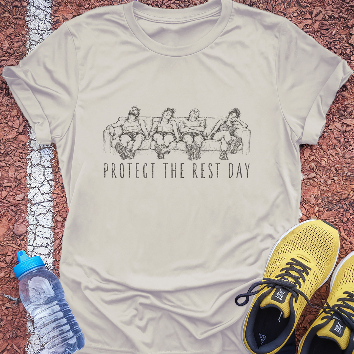Protect the Rest Day T-Shirt - Ice Grey