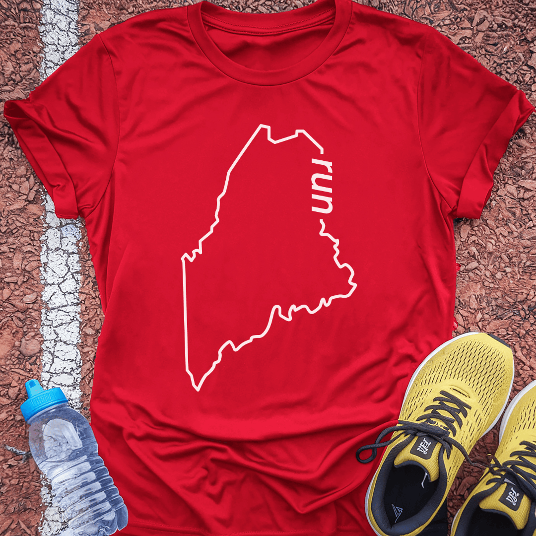 Run Maine Tech Tee
