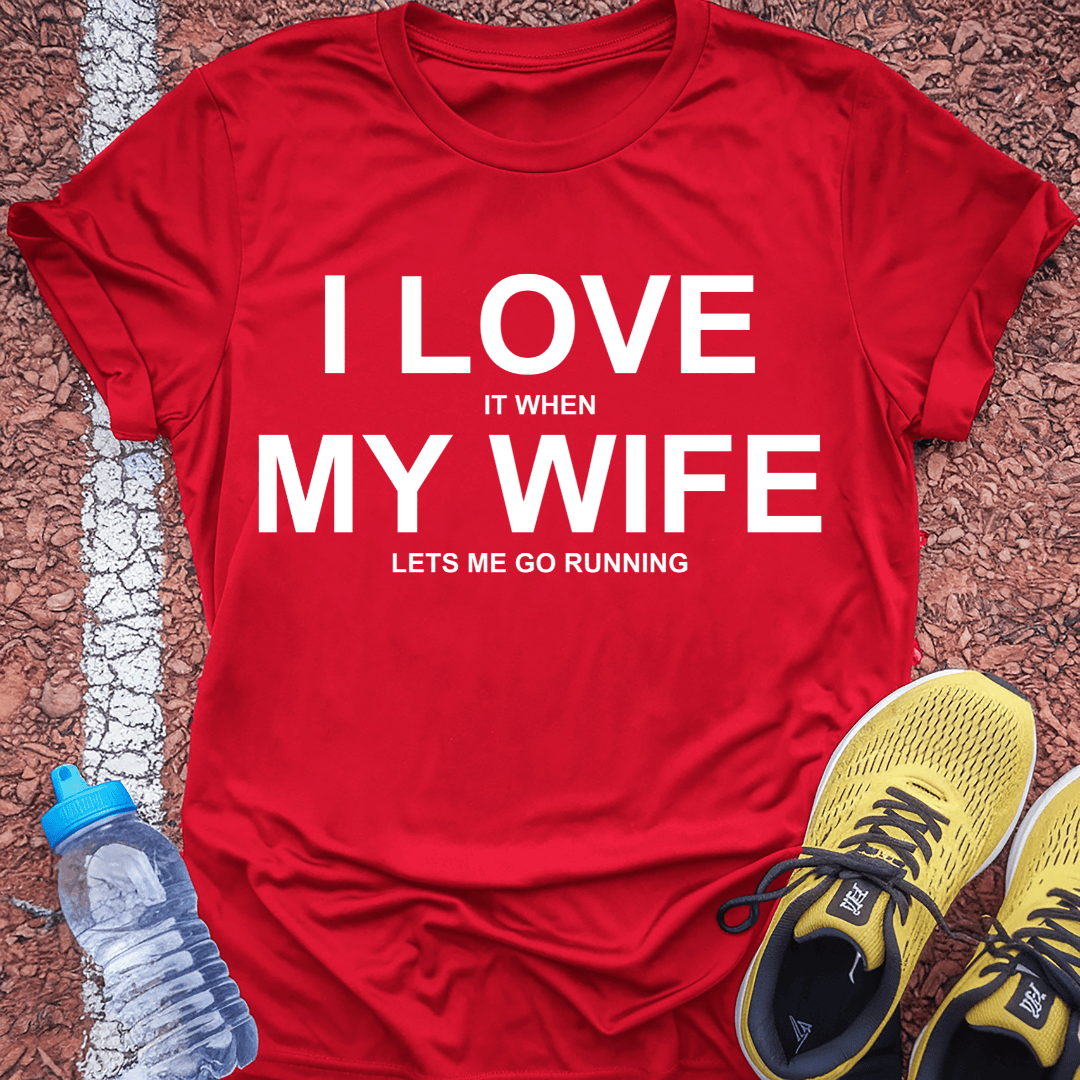 Love My Wife Tech Tee