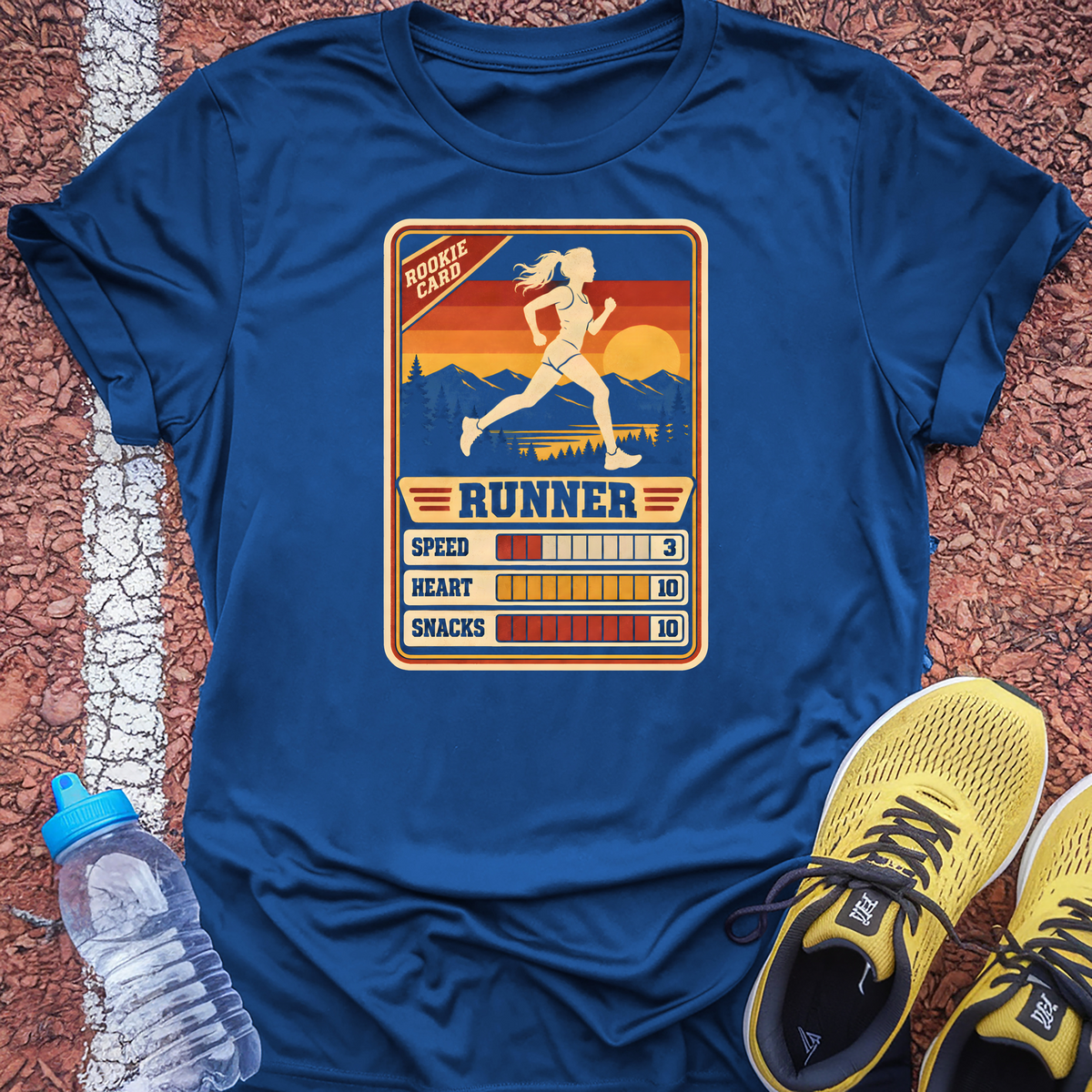 Rookie Card T-Shirt - Royal