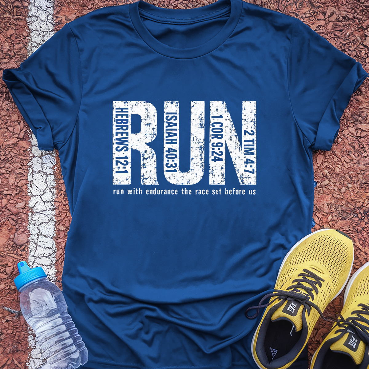 Run Verses T-Shirt - Royal