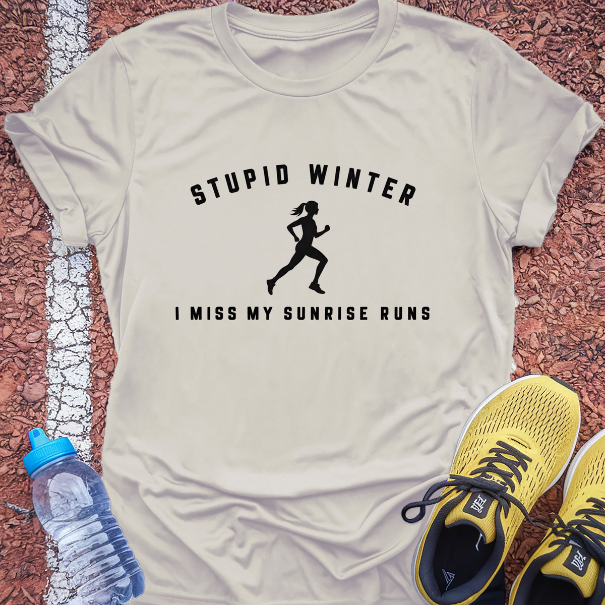 Stupid Winter T-Shirt - Ice Grey