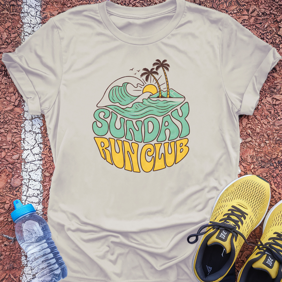 Sunday Run Club T-Shirt - Ice Grey