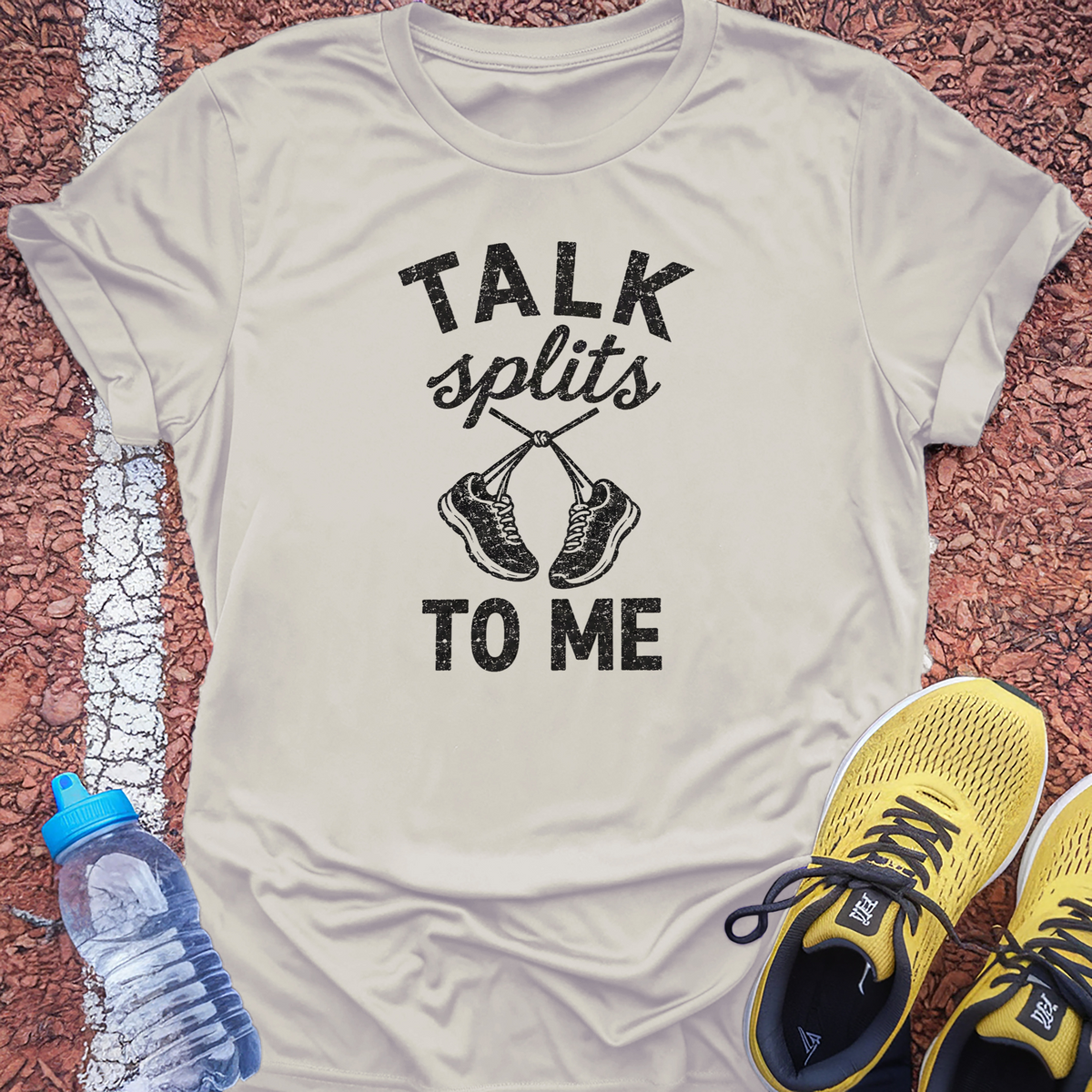 Talk Splits to Me T-Shirt - Ice Grey