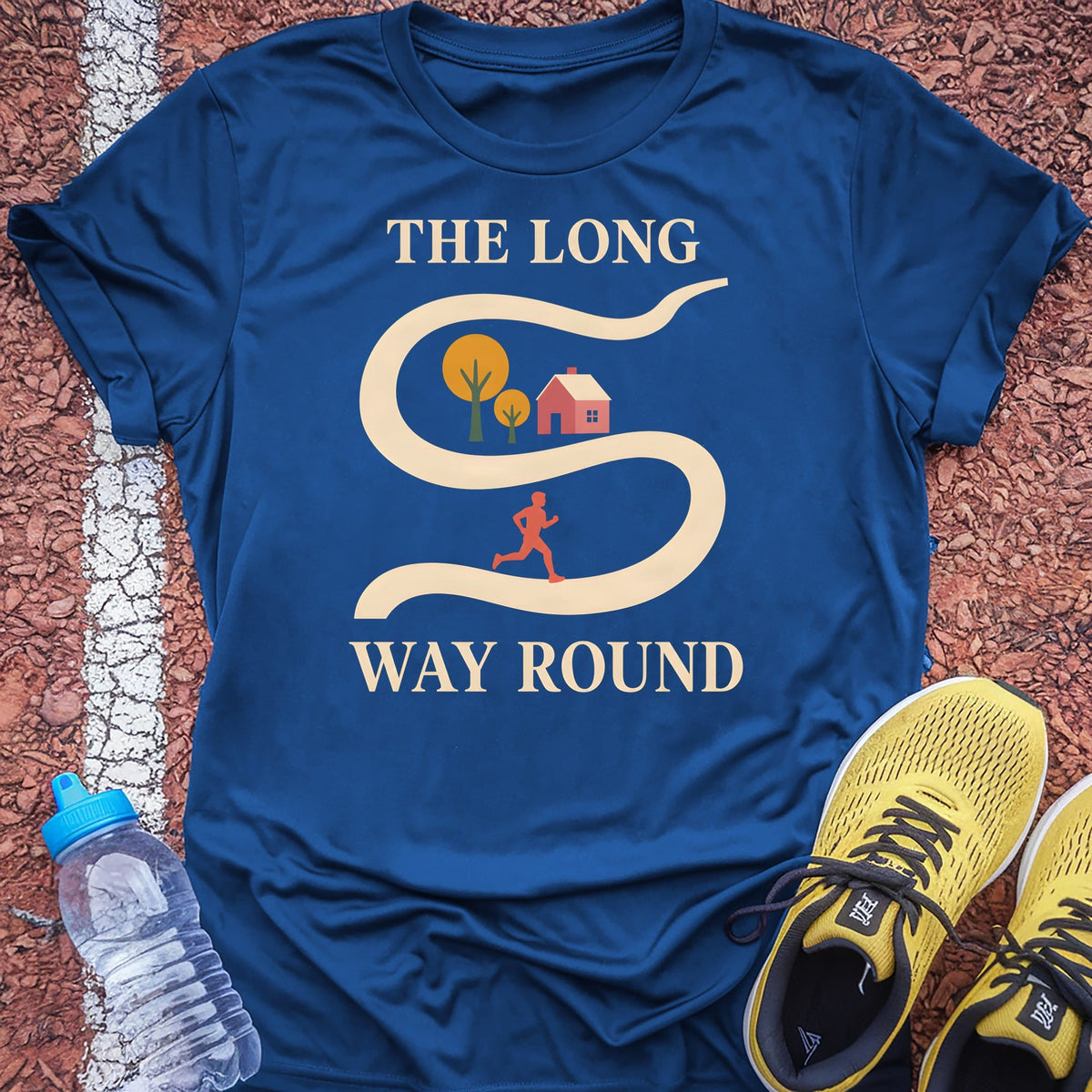 The Long Way Round t-shirt — Royal