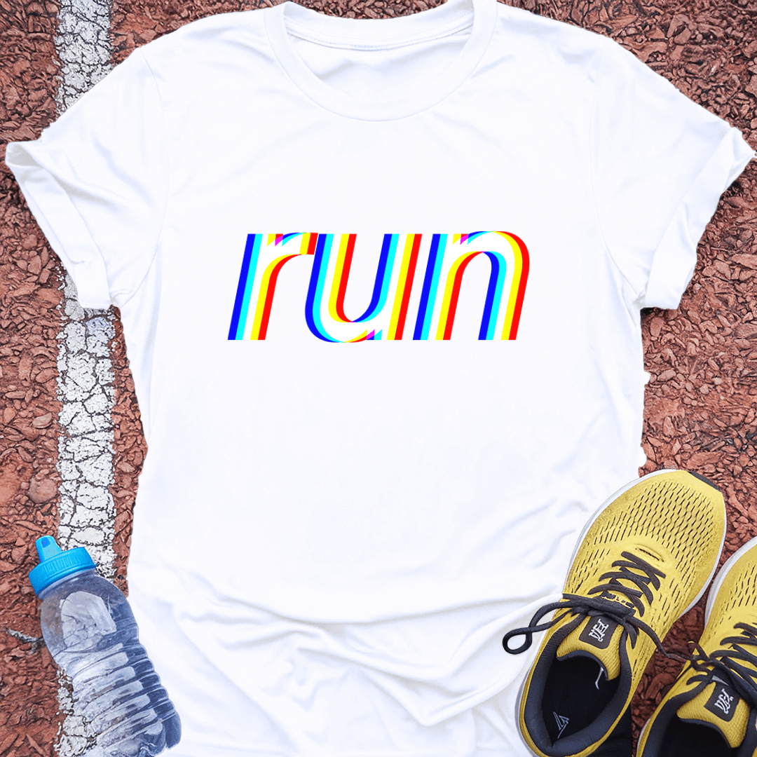Run Glitchq Tech Tee