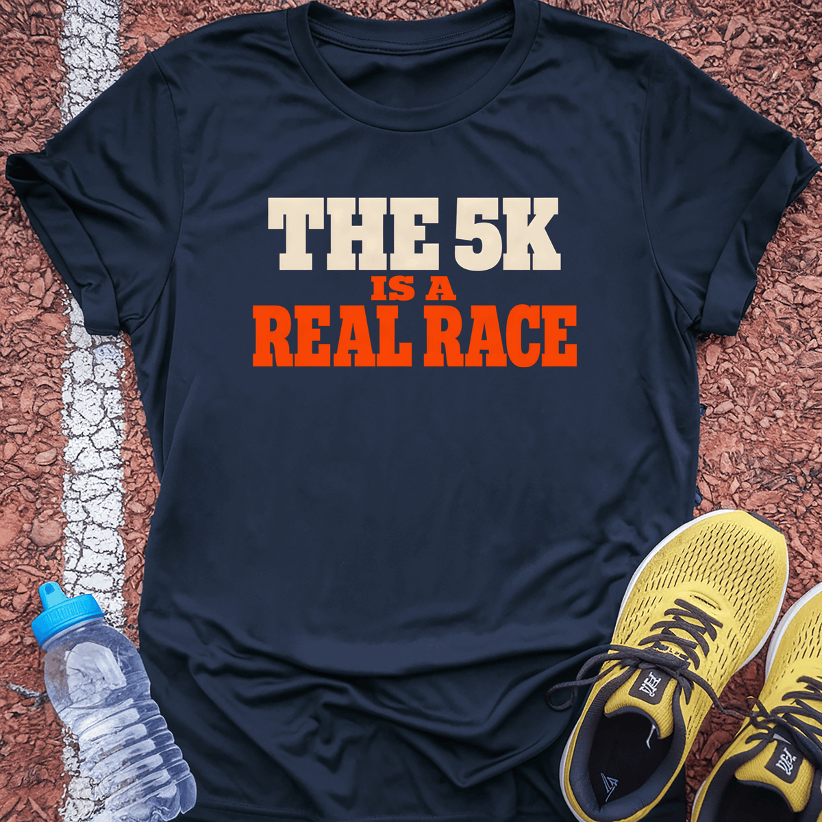 A Real Race T-Shirt - Navy