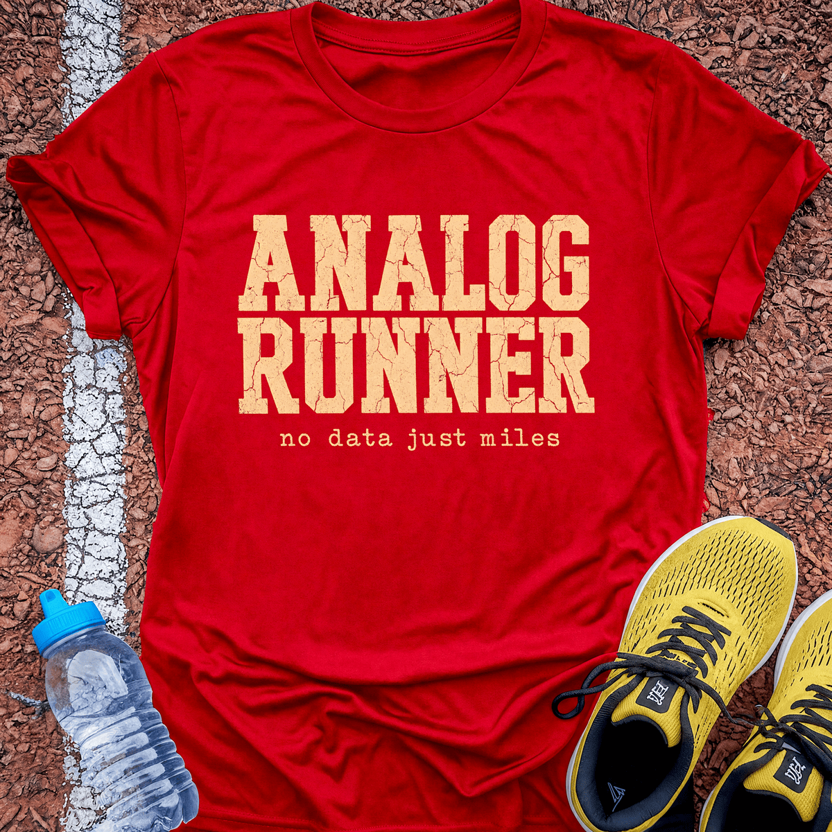 Analog Runner T-Shirt - Red