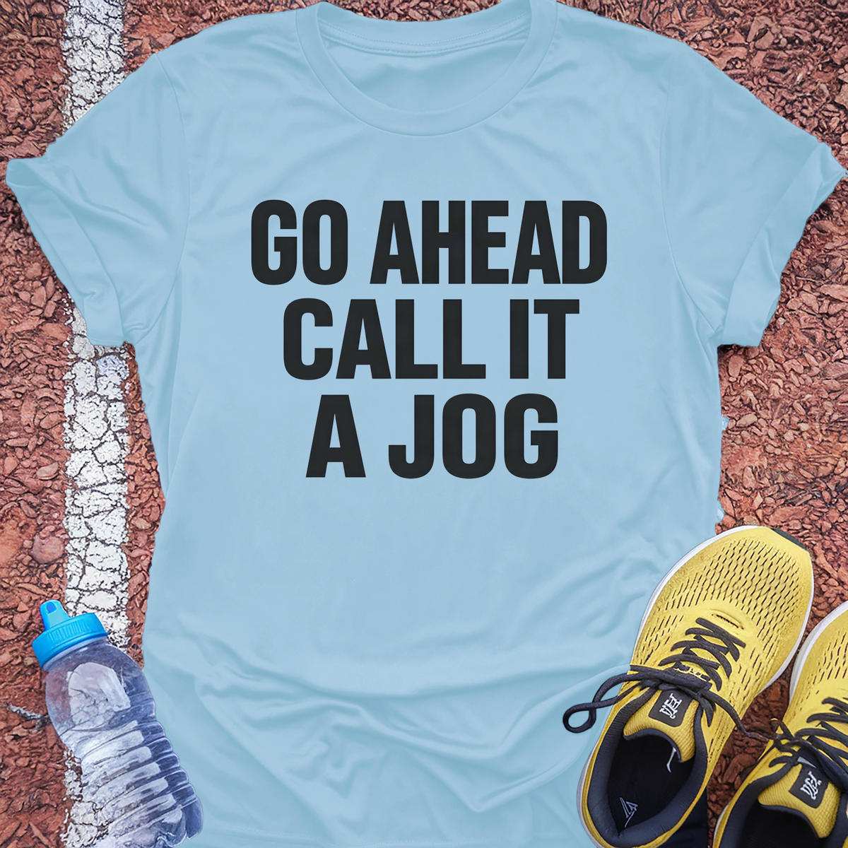 Call It a Jog T-Shirt - Light Blue