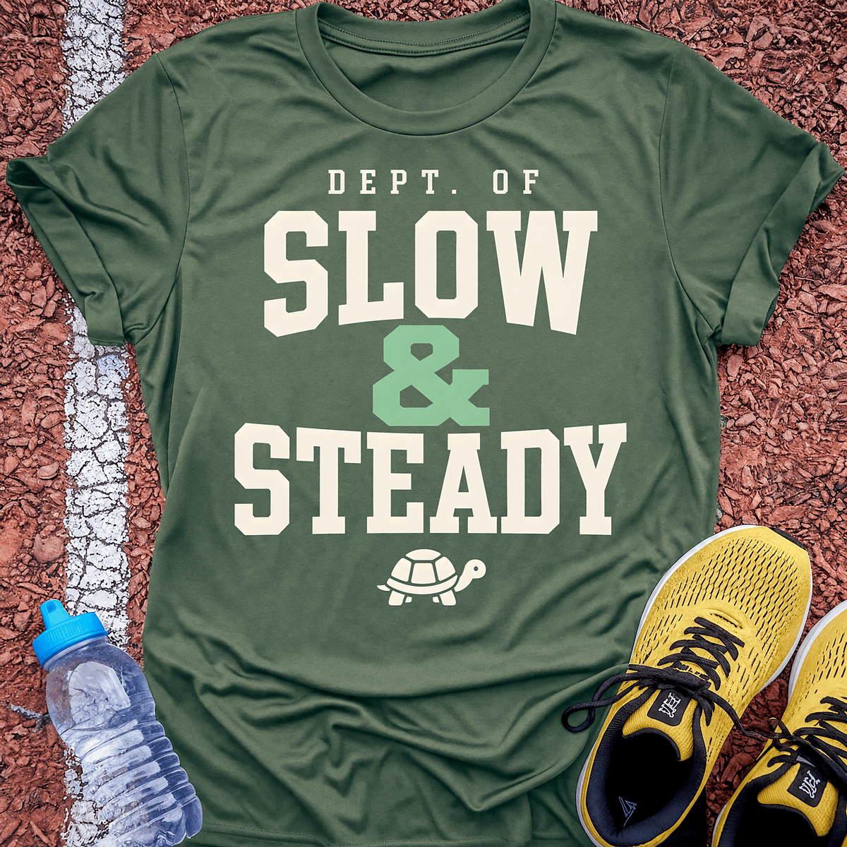 Dept. of Slow & Steady - Military Green