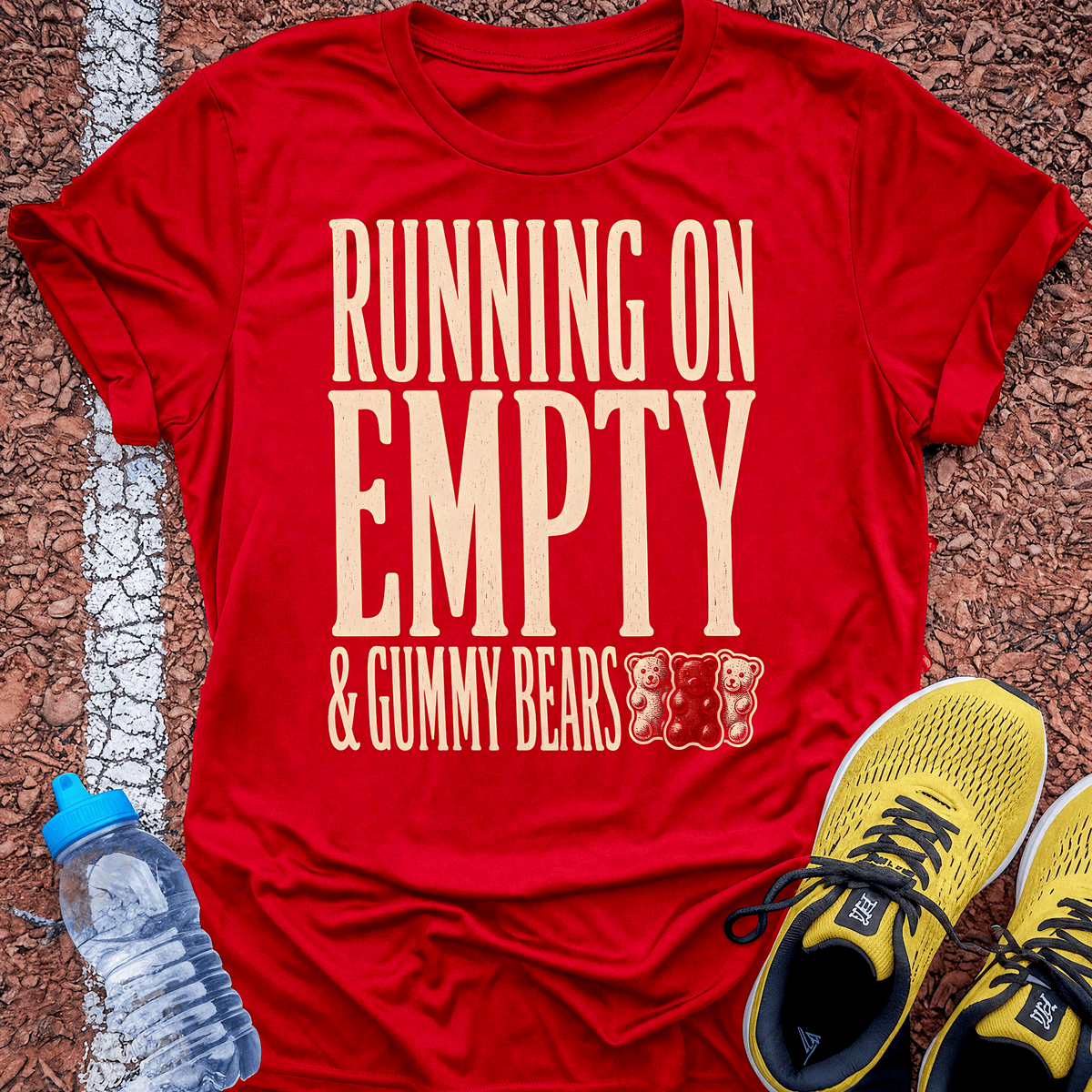 Running on Empty T-Shirt - Red