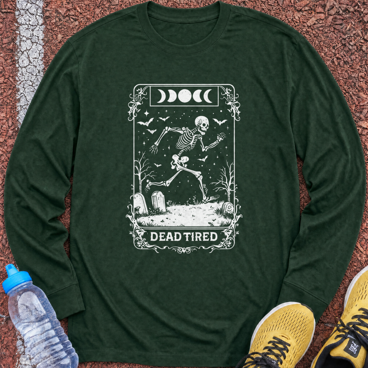 Dead Tired Long Sleeve - Forest Green