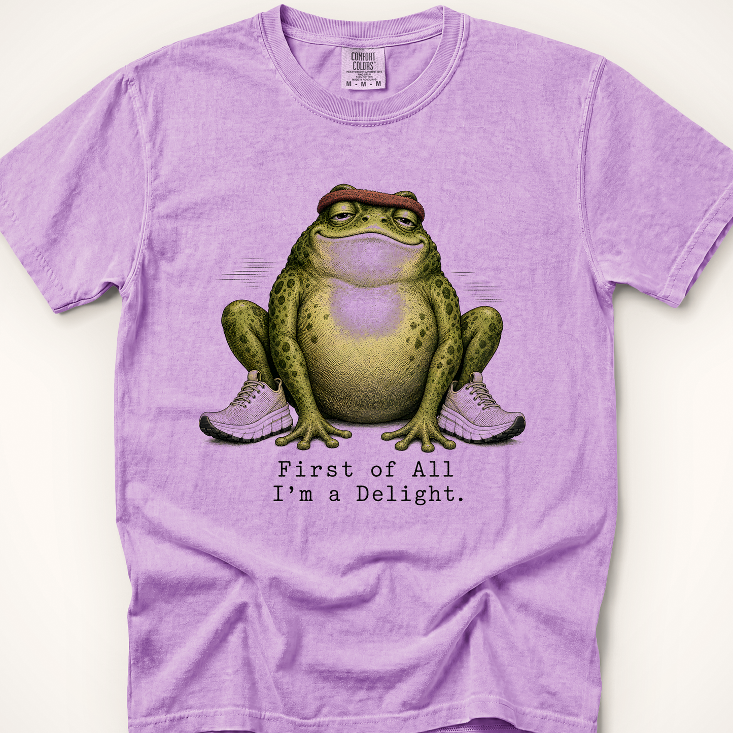 First of All Frog T-Shirt - Orchid