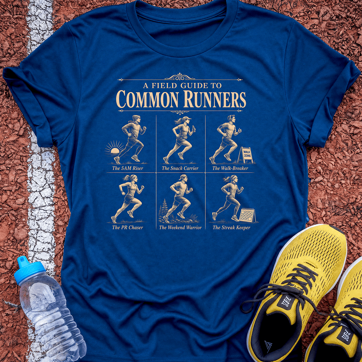Field Guide to Runners T-Shirt - Royal