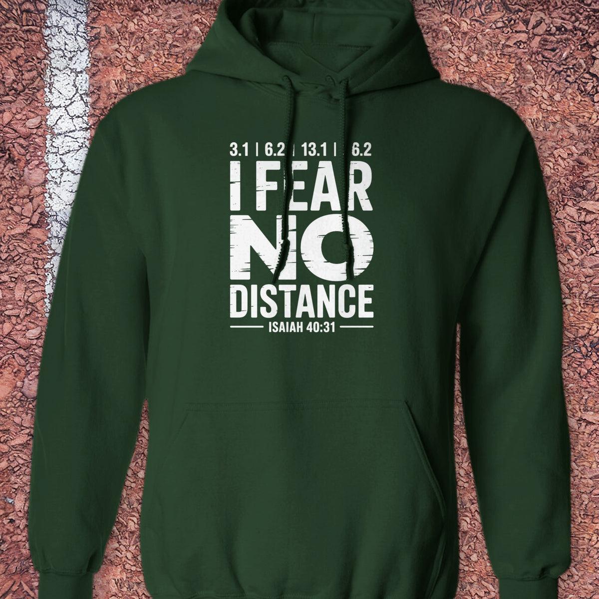 Fear no Distance Hoodie - Forest Green