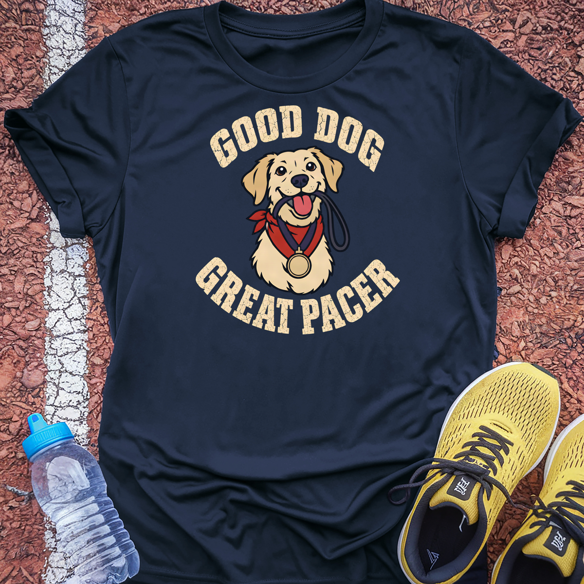 Good Dog Great Pacer Tech Tee - True Navy