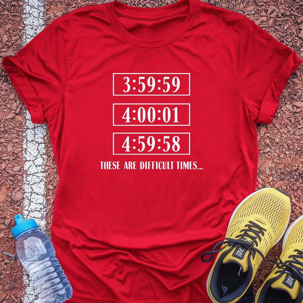 Difficult Times Tech Tee - True Red