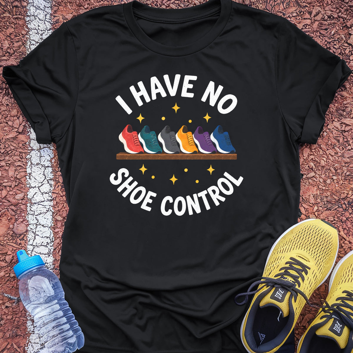 No Shoe Control Tech Tee - Black