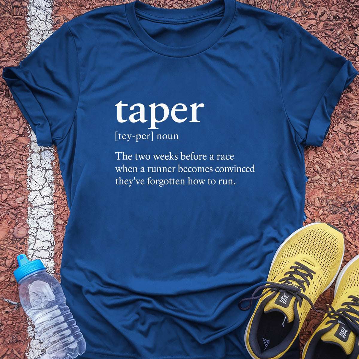 Taper Definition Tech Tee - True Royal
