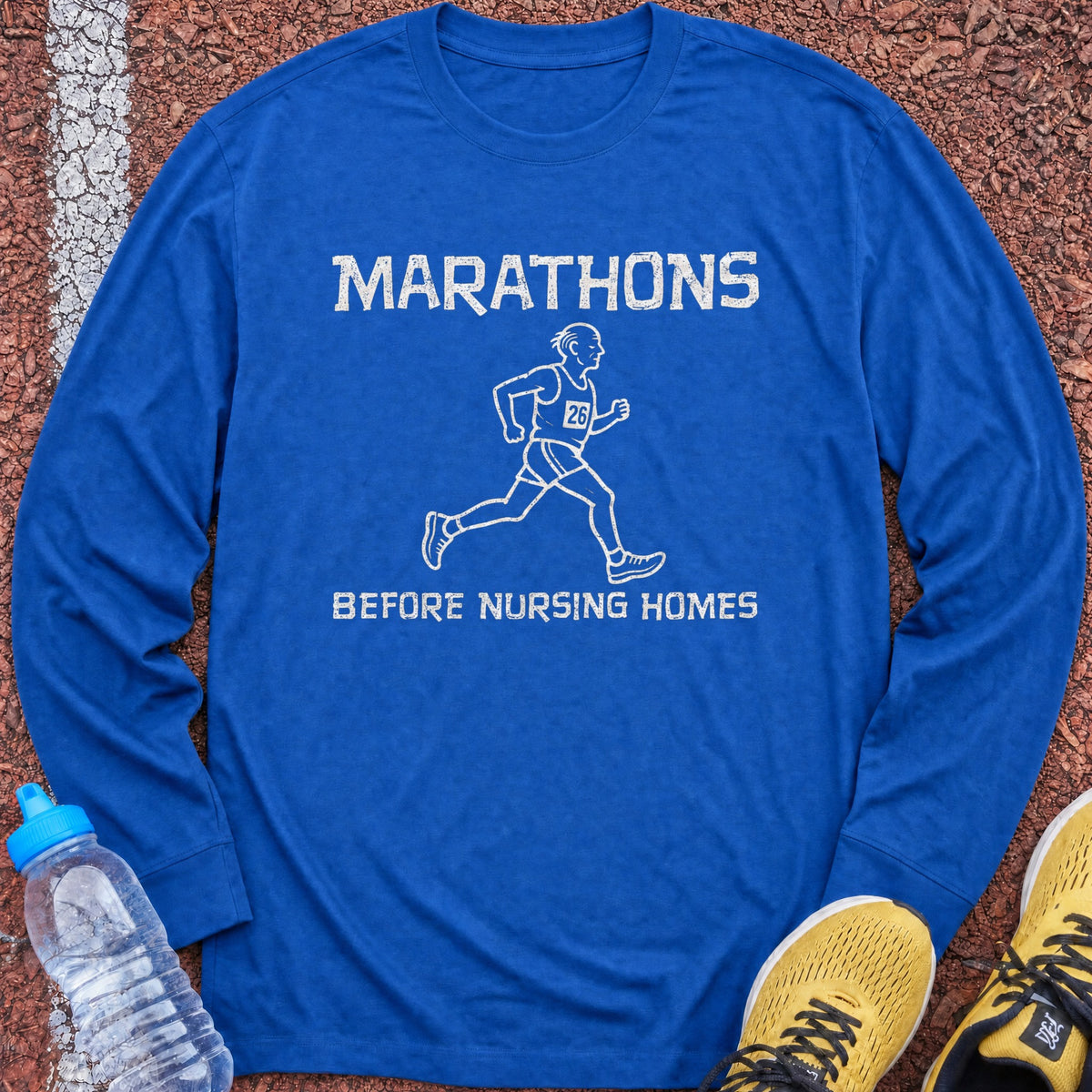 Before Nursing Homes Long Sleeve - Royal