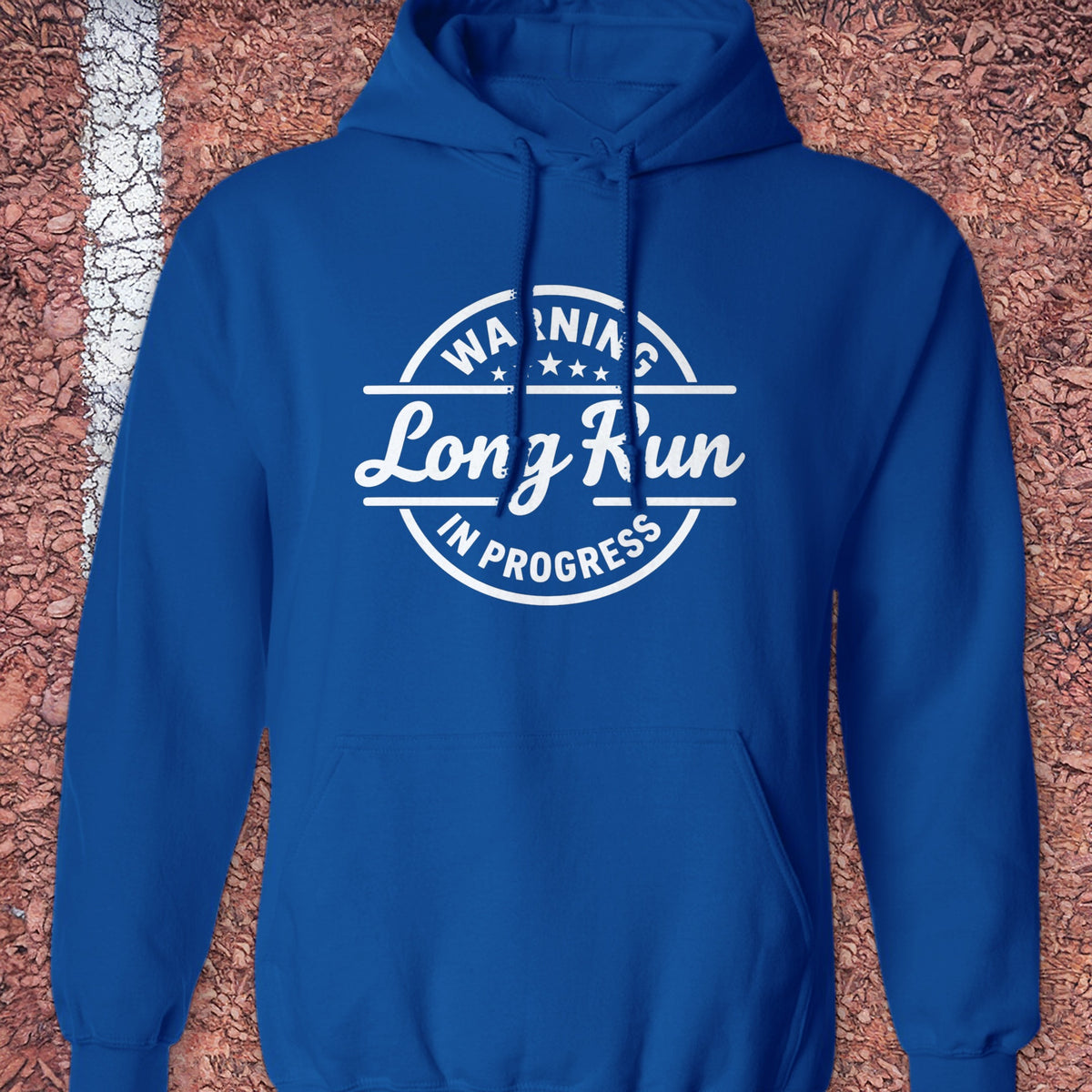Long Run in Progress Hoodie - Royal