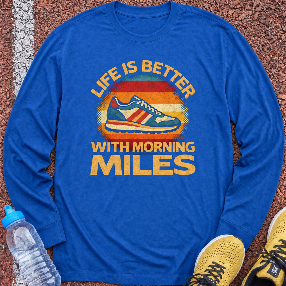 Morning Miles Long Sleeve - Royal