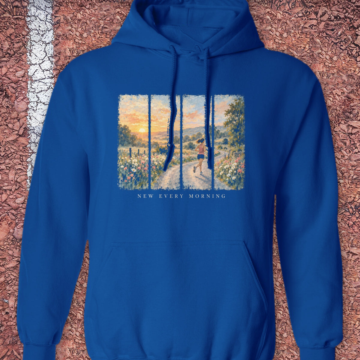 New Every Morning Hoodie - Royal