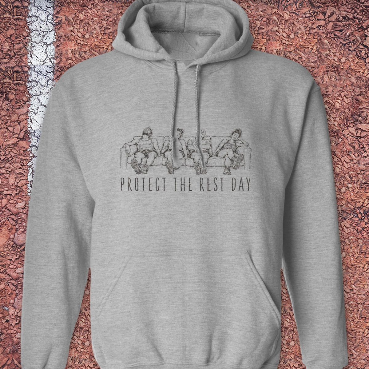 Protect the Rest Day Hoodie - Sport Grey