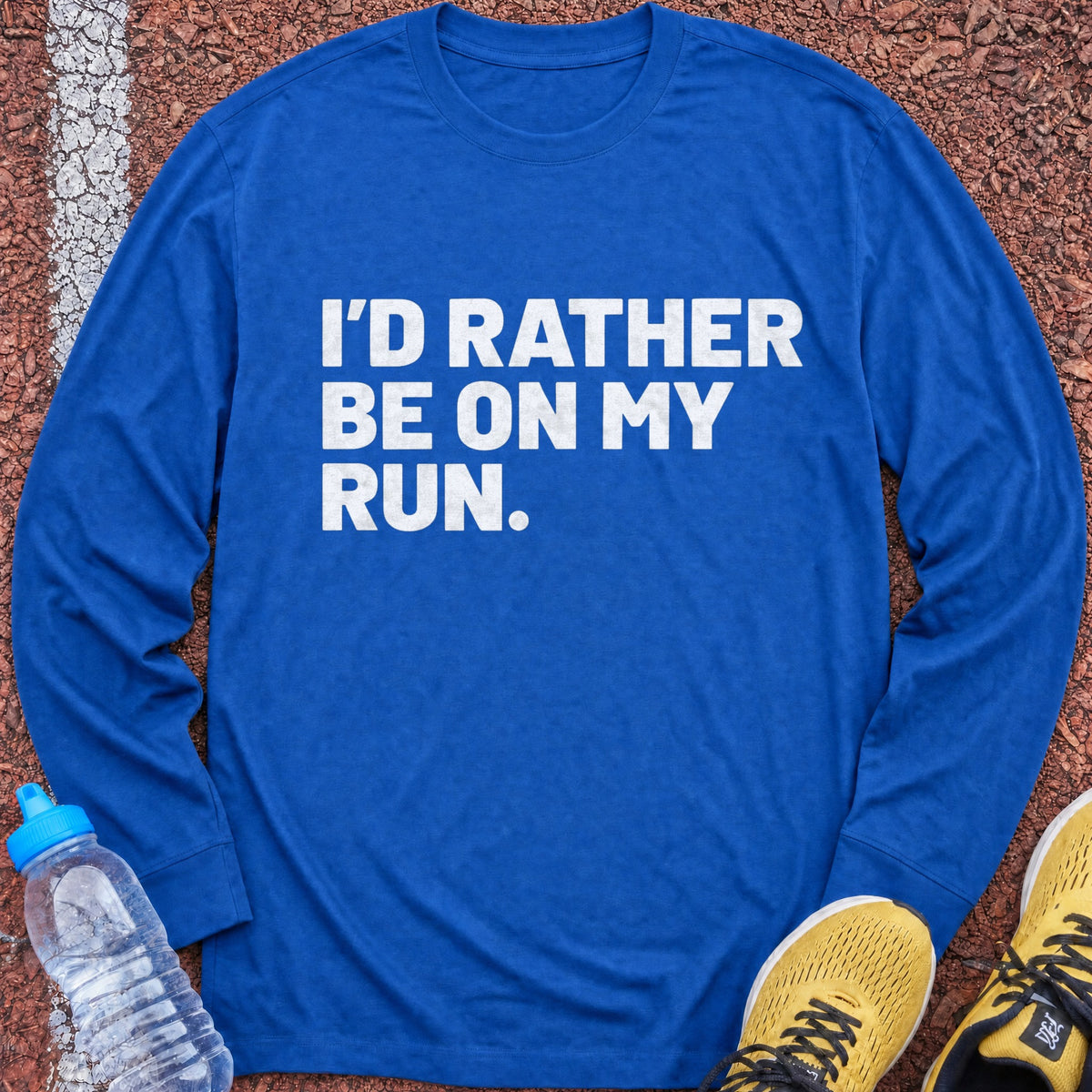 Rather Be on My Run Long Sleeve - Royal