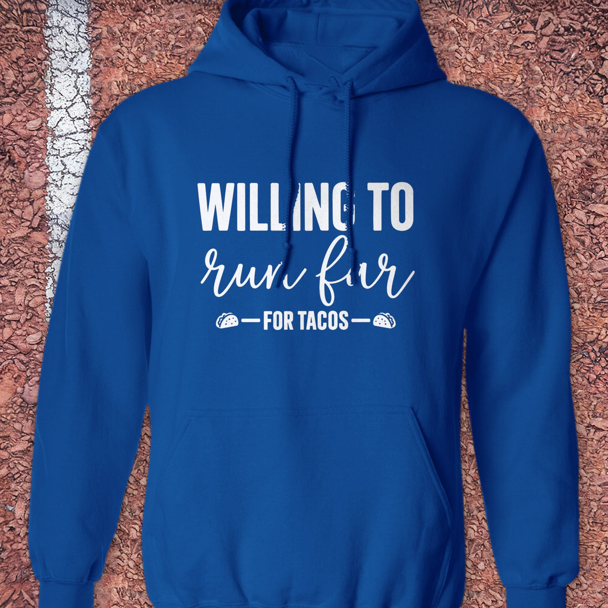 Run Far for Tacos Hoodie - Royal
