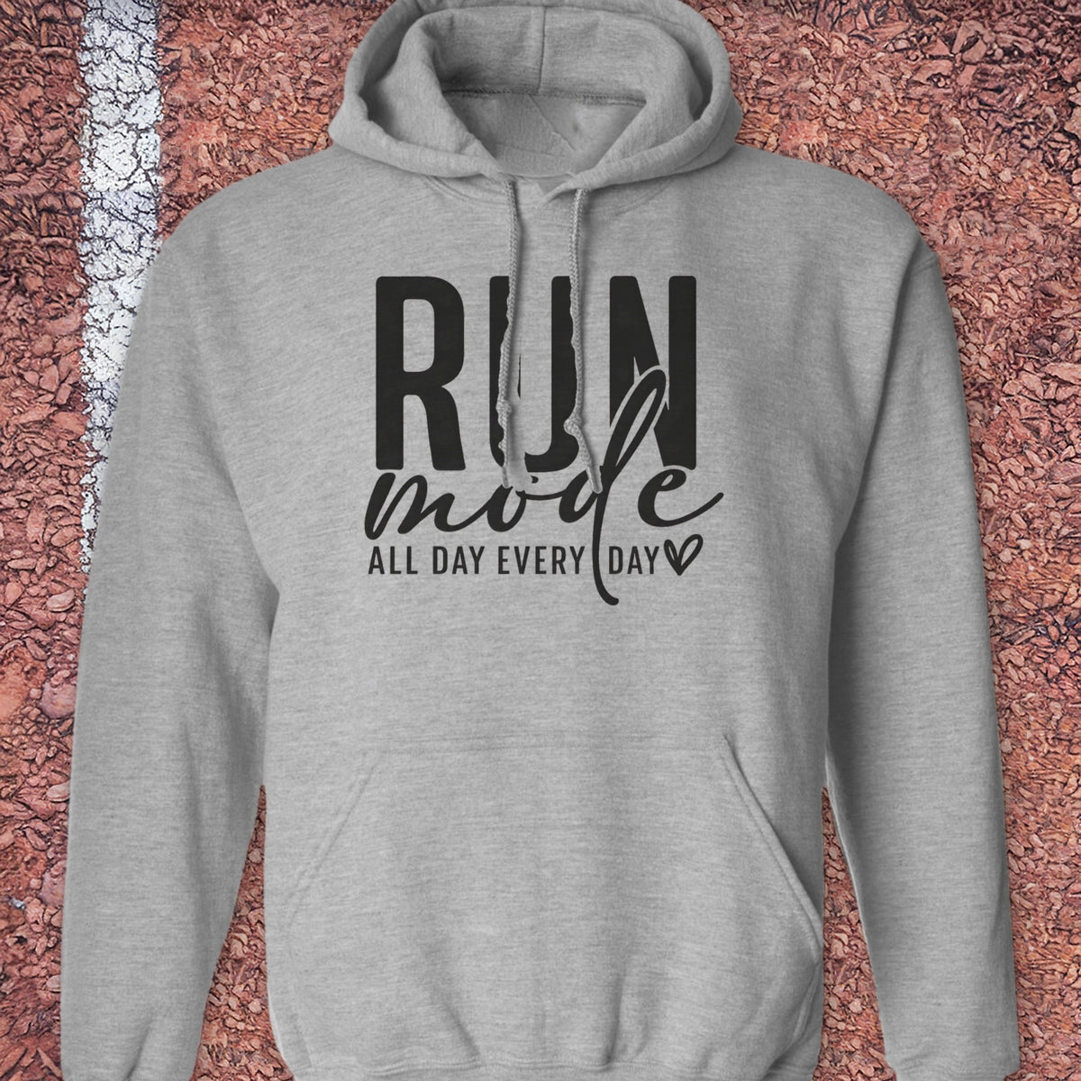 Run Mode Hoodie - Sport Grey
