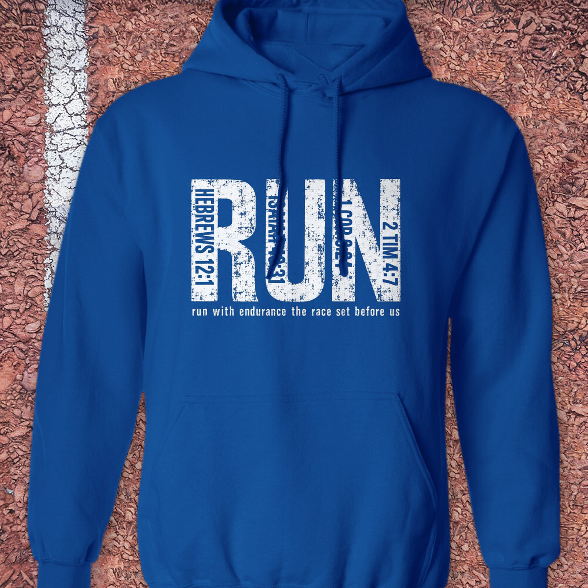 Run Verses Hoodie - Royal
