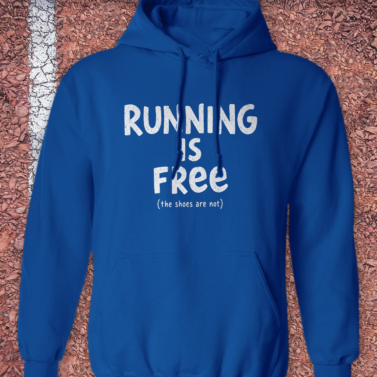 Running Is Free Hoodie - Royal