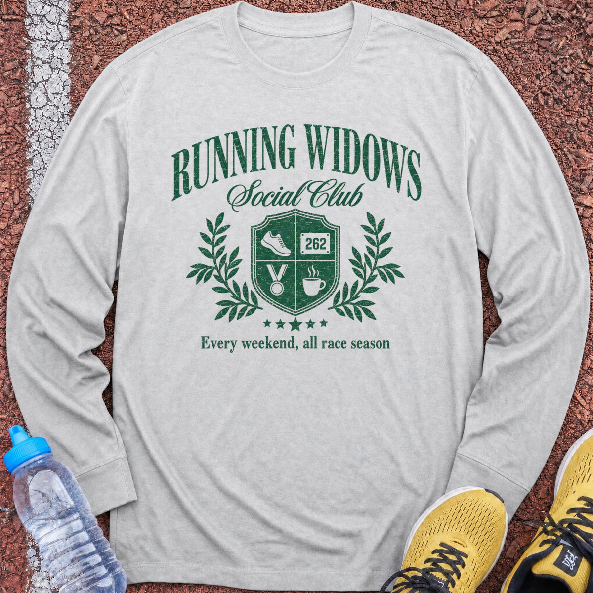 Running Widows Long Sleeve - Ash