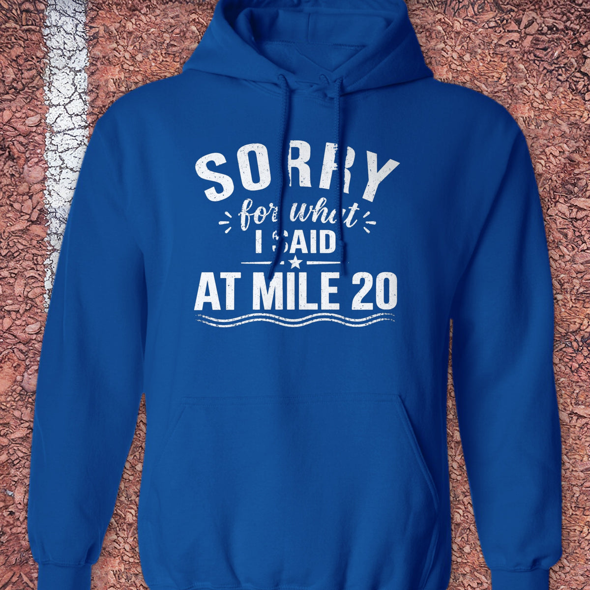 Sorry Mile 20 Hoodie - Royal