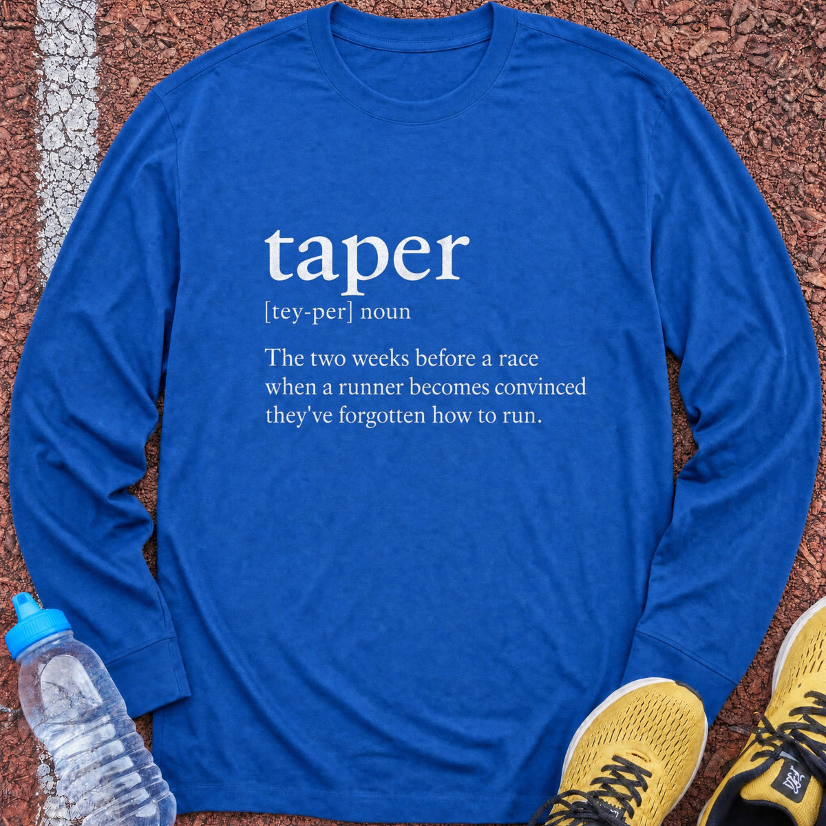 Taper Definition Long Sleeve - Royal