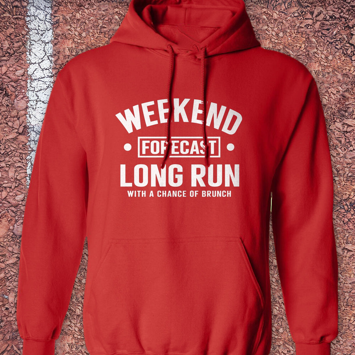 Weekend Forecast Hoodie - Red