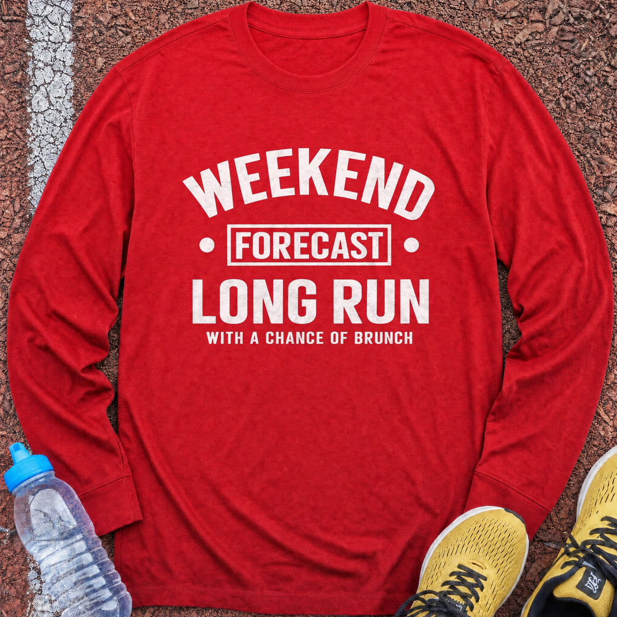 Weekend Forecast Long Sleeve - Red