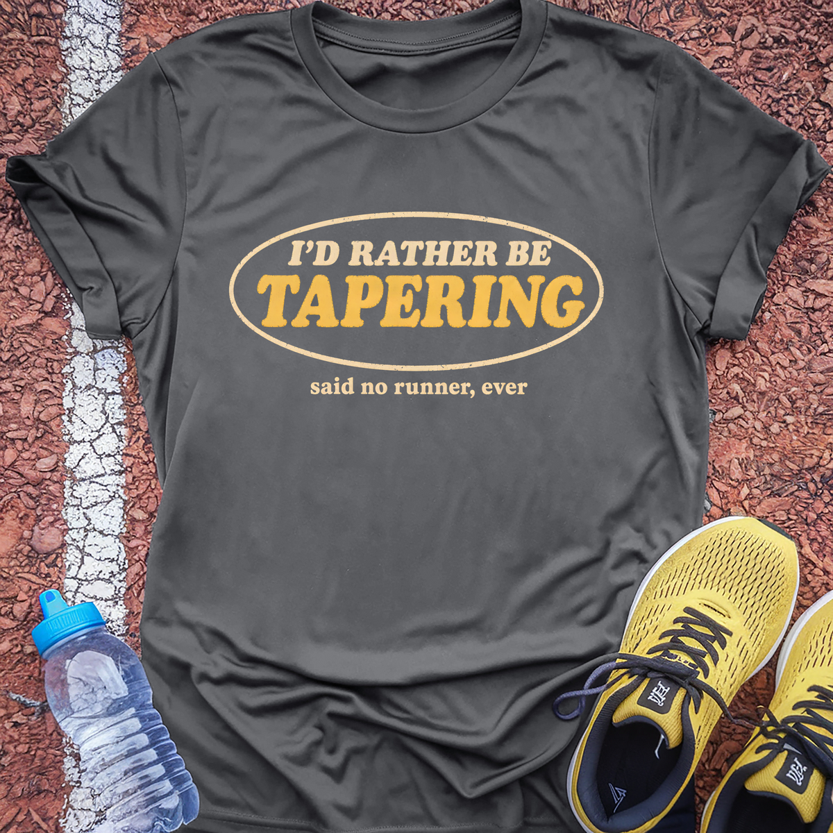I'd Rather Be Tapering T-Shirt - Dark Heather
