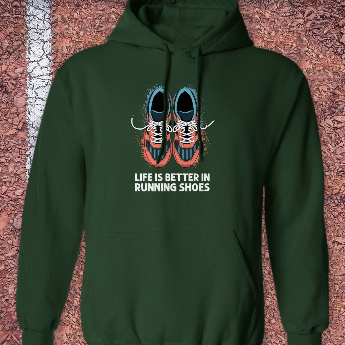 Life is Better Hoodie - Forest Green