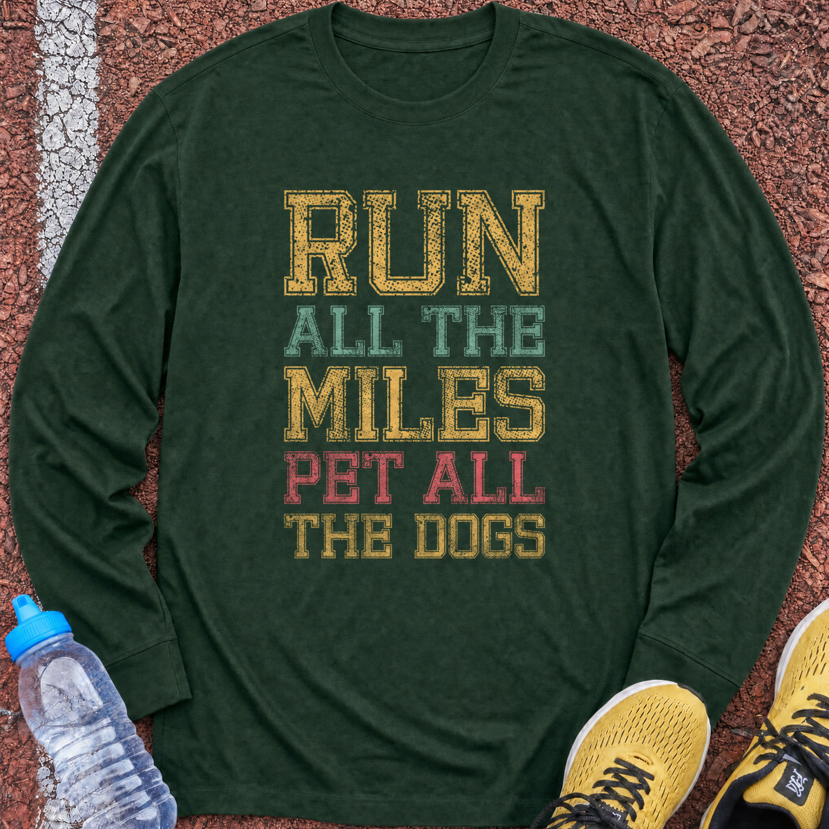 Miles & Dogs Long Sleeve - Forest Green