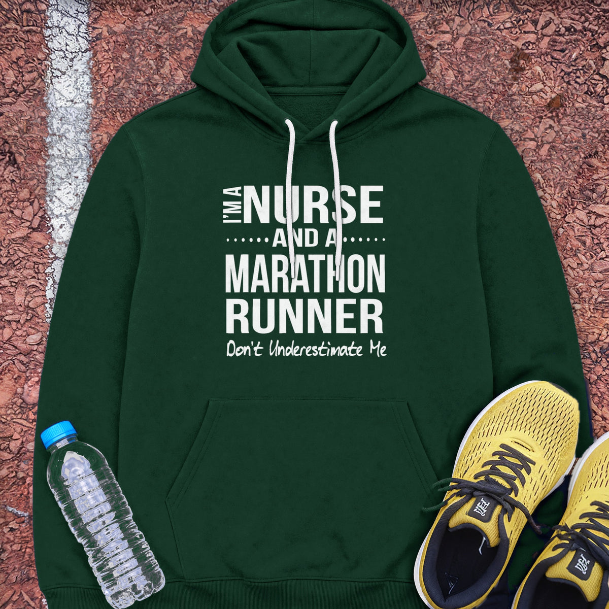 Nurse Hoodie - Forest Green